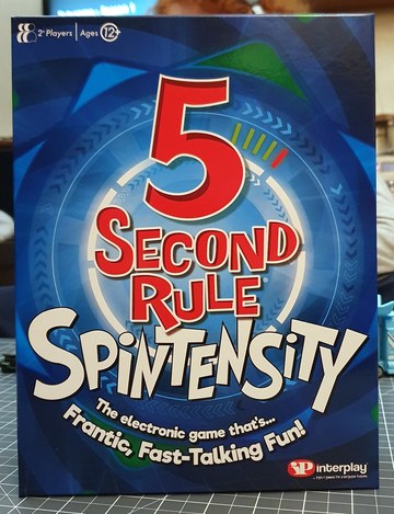 5 Second Rule Spintensity Game Giveaway age 12