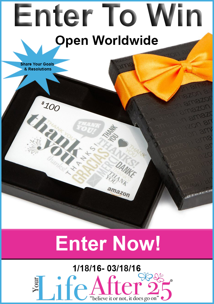 Enter to win YourLifeAfter25�s 2016 Goals (With images