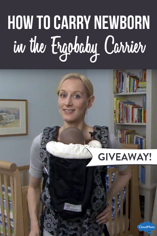 How to Carry a Newborn Infant in the Ergobaby Carrier Baby giveaways