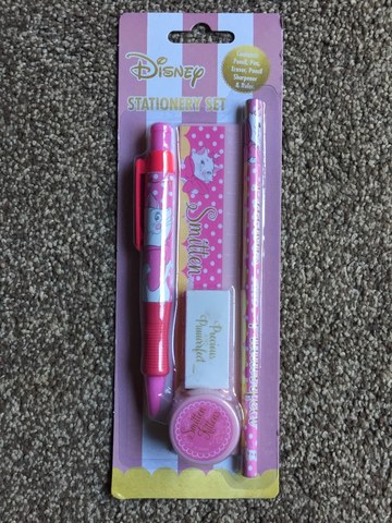 Disney Aristocats Marie Stationery Set worth 275