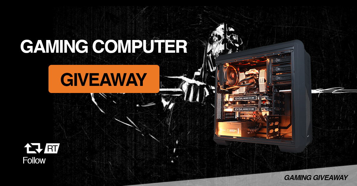 Gaming Giveaway Promotion Computer Giveaway